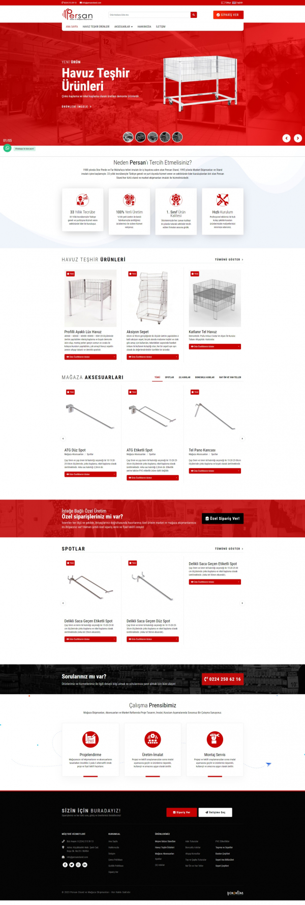 Kurumsal Site persanstand.com Web Site Tasarımı & Yazılımı