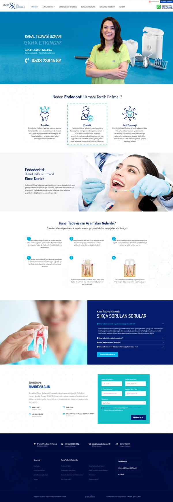 Kurumsal Site bursakanaltedaviuzmani.com Web Site Tasarımı & Yazılımı