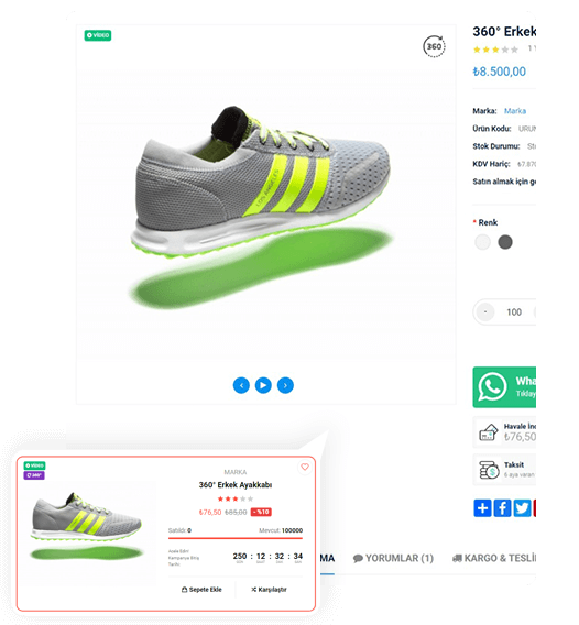 360 Derece Ürün Resmi